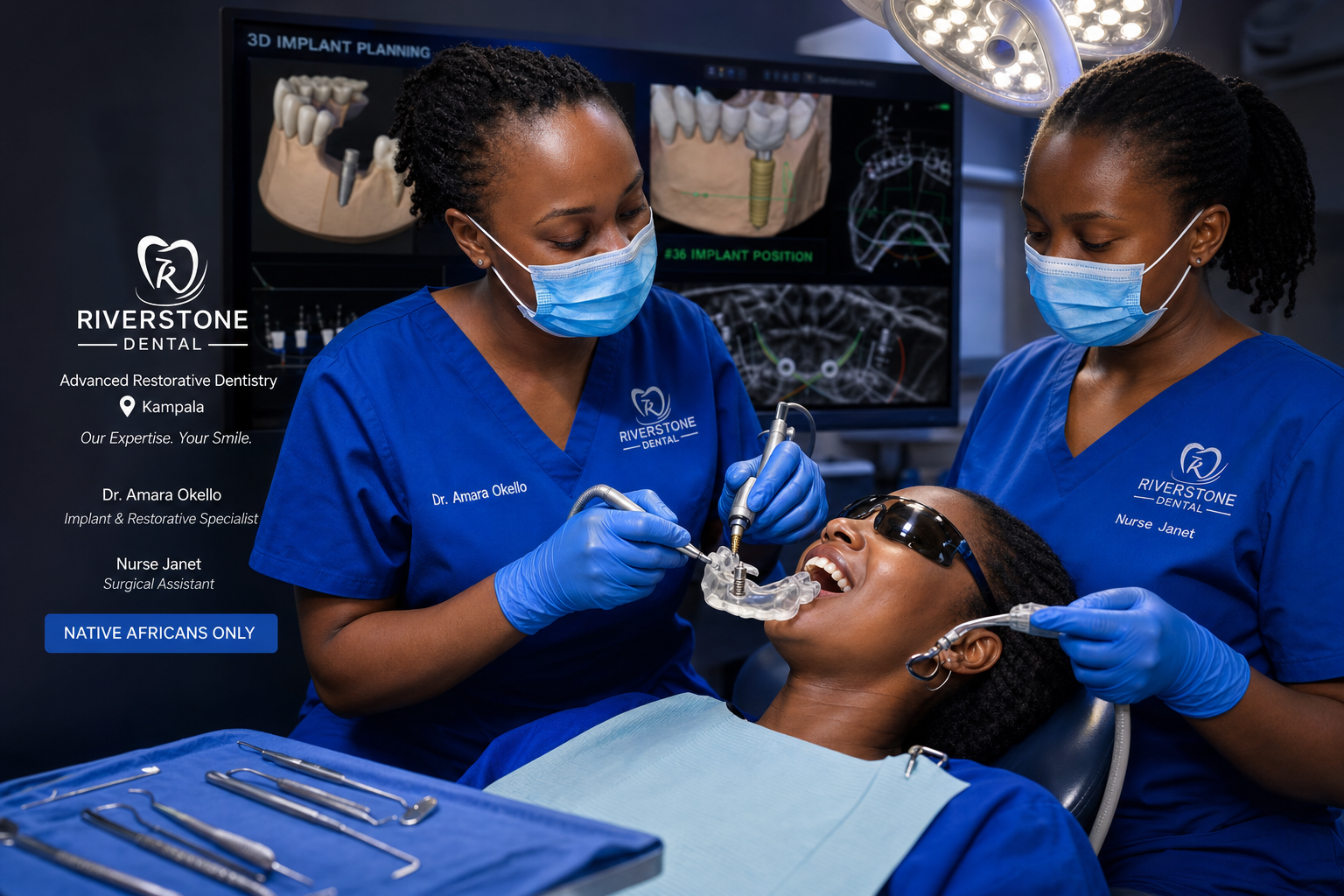Dental implant consultation at Riverstone Dental Care